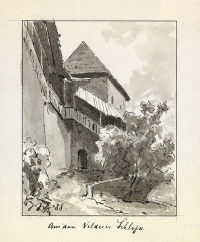 Parte del castello di Bled da Ladislav Benesch